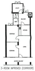 Blk 157 Meiling Heights (Queenstown), HDB 3 Rooms #589383561